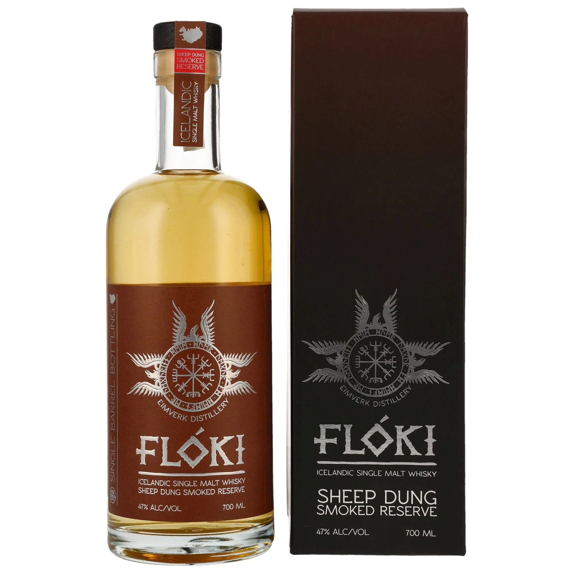 Floki Sheep Dung Smoked Reserve Single Malt 0,7l, alc. 47 Vol.-%