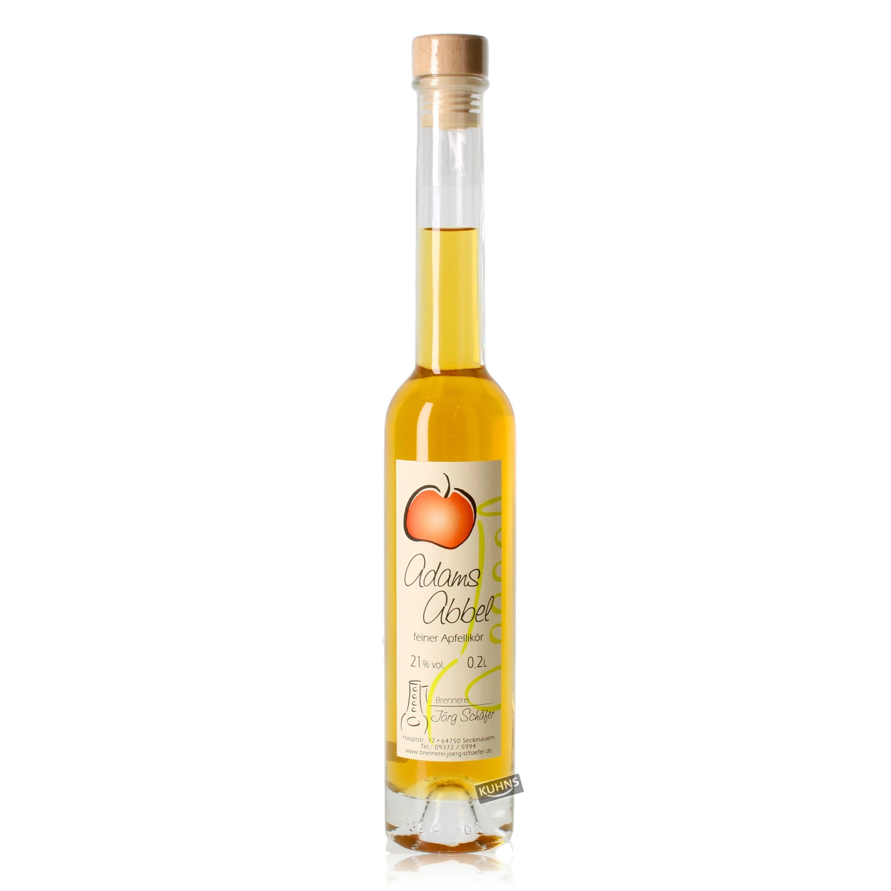 Jörg Schäfer Adams Abbel Likör 0,2l, alc. 21 Vol.-%
