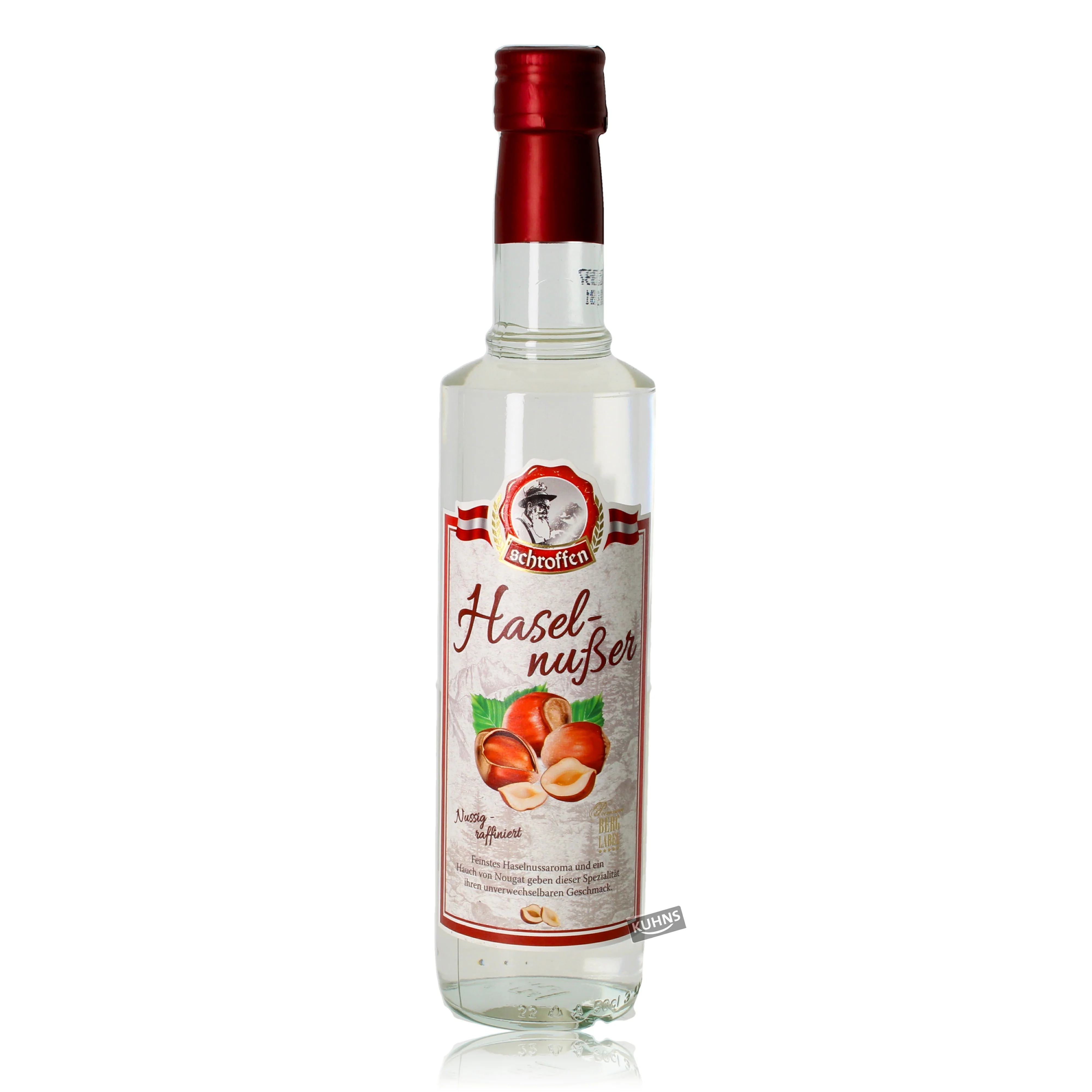 Schroffen Haselnußer 0,5l, alc. 30 Vol.-%