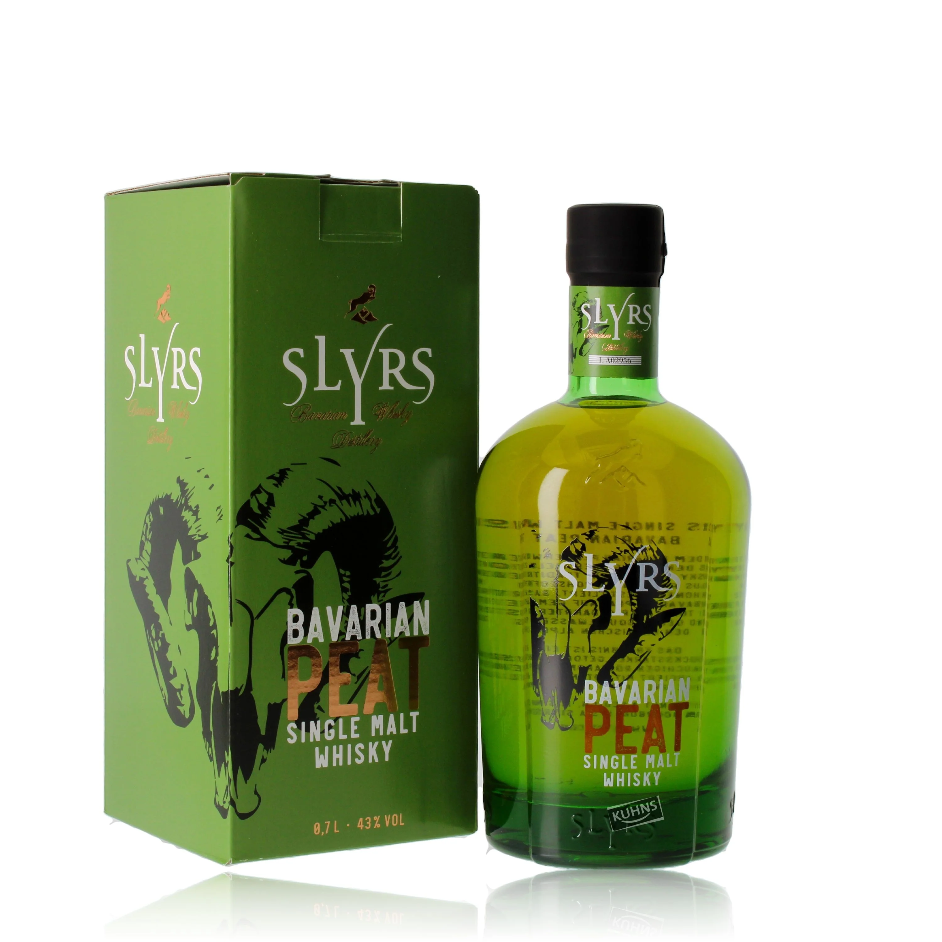 Slyrs Bavarian Peat Single Malt Whisky 0,7l, alc. 43 Vol.-%